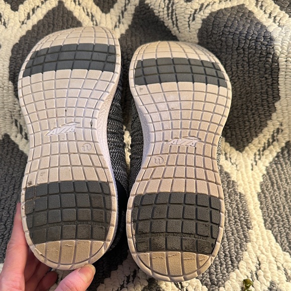 Avia Black and White Slip-On Loafers - Picture 3 of 4